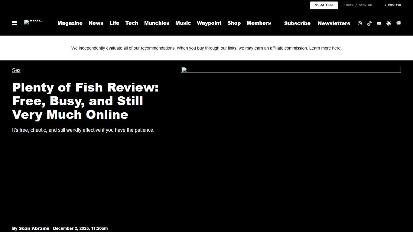 Plenty of Fish Review